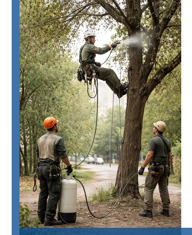 Обработка деревьев от вредителей в Сальске профессиональная защита