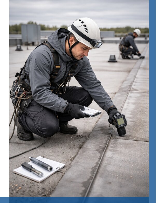 Обследование кровли на протечки в Сальске от 4576 р. | ВЫСОТНИК-Слс